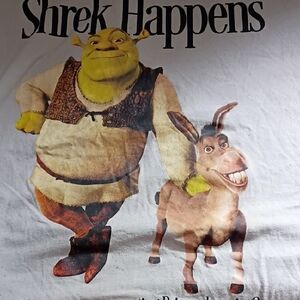 White Shrek Graphic Tee - Short Sleeve